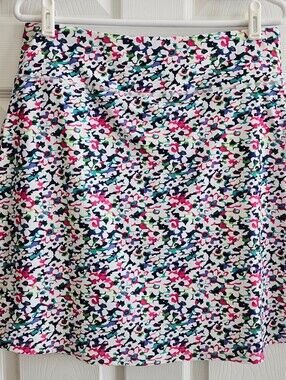 Moteepi Large Skort Colorful Floral Pockets Activeware
